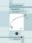 Concertino. Stimmensatz: f&uuml;r Trompete in C, Horn in F, Posaune, Pauke und Klavier. Trompete in C, Horn in F, Posaune, Pauke und Klavier