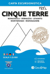 Cinque Terre Bonassol: Wanderkarte 1:25000