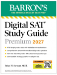 SAT Study Guide Premium, 2027: 3 Practice Tests + Comprehensive Review + Online Practice and Video Lessons
