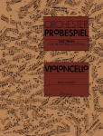 Orchester-Probespiel Violoncello: Sammlung wichtiger Passagen aus der Opern- und Konzertliteratur. Violoncello.