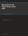 Microsoft AI-103 Exam Study Guide 2026: Azure AI App Developer Certification