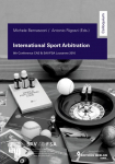International Sport Arbitration: 6th Conference CAS & SAV/FSA Lausanne 2016