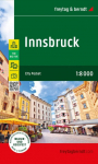 Innsbruck, Stadtplan 1:8.000, freytag & berndt: City Pocket, Innenstadtplan, wasserfest und rei&szlig;fest