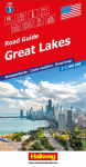 Hallwag Strassenkarte USA, Great Lakes 1:1 Mio.: Mit Chicago, Detroit, Niagara Falls, Isle Royale. Inkl. Stadtpl&auml;ne, Ortsverzeichnis und Reiseinformationen