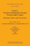 Yam&iquest;ris Pram&iquest;&iquest;av&iquest;rttik&iquest;la&iquest;k&iquest;ranibandha: Pram&iquest;&iquest;asiddhi Chapter: Dimplomatic Edition with Critical Notes. Part 1: Folios 3&iquest;107 on Pram&iquest;&iquest;av&iquest;rttik&iquest;la&iquest;k&iquest;ra on Pram&iquest;&iquest;av&iquest;rttika 2.1-50