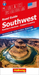 Hallwag Strassenkarte USA, Southwest 1:1 Mio.: Mit Southern Rockies, Canyon Country. Inkl. Stadtpl&auml;ne, Ortsverzeichnis und Reiseinformationen