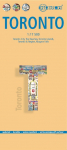 Toronto 1 : 17 500. City Centre Map: Toronto City, The Beaches, Toronto Islands, Toronto and Region, Niagara Falls