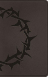 ESV Premium Gift Bible (Trutone, Charcoal, Crown Design)