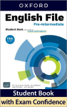 English File: Pre-Intermediate Student Book + Exam confidence: Print Student Book and 2 years' access to Student Resources, and Exam Confidence, available on Oxford English Hub.