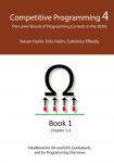 Competitive Programming 4 - Book 1: The Lower Bound of Programming Contests in the 2020s
