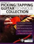 Chris Brooks 3 in 1 Picking & Tapping Guitar Technique Collection: Master Alternate Picking, Economy Picking and Tapping in This Three-Book Compilation