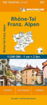 Michelin Rhonetal - Franz&ouml;siche Alpen: Stra&szlig;en- und Tourismuskarte 1:200.000