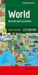 freytag & berndt Stra&szlig;enkarte World map for Children 1:22 Mio.: 137,5 x 96 cm, World Records, colorful, Illustrated World Map for Kids