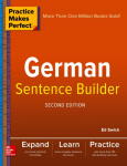 PRACTICE MAKES PERFECT GERMAN SENTENCE BUILDER