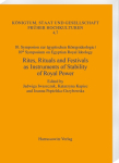 Rites, Rituals and Festivals as Instruments of Stability of Royal Power: 10. Symposion zur &auml;gyptischen K&ouml;nigsideologie / 10th Symposium on Egyptian Royal Ideology Warsaw, May 31 - June 2, 2022