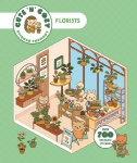 Cute 'n' Cozy Sticker Therapy: Flower Shop: Over 500 Reusable Stickers!
