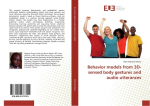 Behavior models from 3D-sensed body gestures and audio utterances
