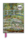 Claude Monet: Bridge Over a Pond of Water Lilies (Foiled Blank Journal)