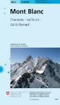 492S Mont Blanc Schneesportkarte: Chamonix - Val Ferret - Gd-St-Bernard