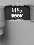Idea Book: 8.5 x 11 inches, lined paper, 110 pages (notebook/journal/composition book).