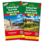 Estland Nord und S&uuml;d, Autokarten Set 1:150.000