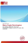 Mary Engle Pennington: Microbiology, Nashville, Tennessee, Philadelphia, Religious Society of    Friends, Yale University