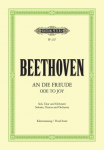 An die Freude: Finalsatz der Sinfonie Nr. 9 d-Moll op. 125 / Klavierauszug