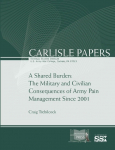 A Shared Burden: The Military and Civilian Consequences of Army Pain Management Since 2001