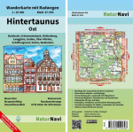 Hintertaunus Ost 1 : 25 000, Blatt 47-559: Wanderkarte mit Radwegen, Butzbach, Gr&auml;venwiesbach, H&uuml;ttenberg, Langg&ouml;ns, Linden, Ober-M&ouml;rlen, Sch&ouml;ffengrund, Solms, Waldsolms