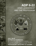 Army Leadership and the Profession (ADP 6-22)