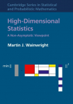 High-Dimensional Statistics