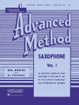 Rubank Advanced Method - Saxophone Vol. 1 (Rubank Educational Library 93) - Saxophone Music Book F