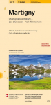 Swisstopo 1 : 50 000 Martigny: Vall&eacute;e du Trient - Col du Grand St-Bernard. Carte d'excursions officielle de la FSTP