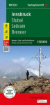 Innsbruck, Wander-, Rad- und Freizeitkarte 1:50.000, freytag & berndt, WK 0241: Stubai - Sellrain - Brenner, mit APP, wasserfest und rei&szlig;fest
