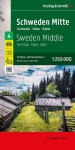 freytag & berndt Stra&szlig;enkarte Schweden Mitte 1:250.000: Stra&szlig;en- und Freizeitkarte Sundsvall - Falun - G&auml;vle, Camping- und Stellpl&auml;tze, Blatt 4