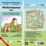 Hintertaunus West 1 : 25 000, Blatt 43-556: Wanderkarte mit Radwegen, Aarbergen, Bad Schwalbach, Heidenrod, Hohenstein, Katzenelnbogen, Nast&auml;tten