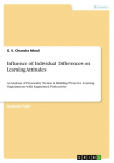 Influence of Individual Differences on Learning Attitudes: An Analysis of Personality Notion in Building Proactive Learning Organizations with Augmented Productivity