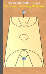 3D Basketball 2 in 1 Tacticboard and Training Book: Tactics/strategies/drills for trainer/coaches, notebook, training, exercise, exercises, drills, practice, exercise course, tutorial, winning strategy, technique, sport club, play moves, coaching ins ...