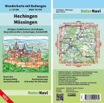 Hechingen - M&ouml;ssingen 1 : 25 000, Blatt 50-536: Wanderkarte mit Radwegen, Bisingen, Bodelshausen, Burladingen, Burg Hohenzollern, Gomaringen, Sonnenb&uuml;hl
