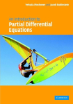 An Introduction to Partial Differential       Equations