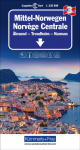 K&uuml;mmerly+Frey Regional-Strassenkarte 3 Mittel-Norwegen 1:335.000: Mit Alesund, Trondheim, Namsos. Inkl. Ortsverzeichnis und Reiseinformationen