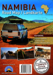 Namibia Road Map / Landkarte Campsite Edition: The only road map of Namiba that shows the official road network of the Roads Authority Namibia.