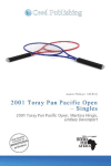 2001 Toray Pan Pacific Open - Singles: 2001 Toray Pan Pacific Open, Martina Hingis, Lindsay Davenport