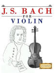 J. S. Bach for Violin: 10 Easy Themes for Violin Beginner