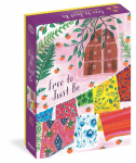 Free to Just Be 1,000-Piece Puzzle: (Flow) for Adults Families Picture Quote Mindfulness Game Gift Jigsaw 26 3/8" x 18 7/8"