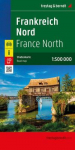 Frankreich Nord, Stra&szlig;enkarte 1:500.000, freytag & berndt