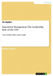 Innovation Management: The Leadership Role of the CEO: Case studies: Yahoo and Google