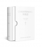 Holy Bible (KJV): White Compact Christening Edition