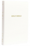 KJV, Gift and Award Bible, Imitation Leather, White, Red Letter Edition