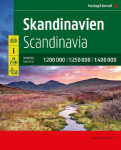 freytag & berndt Autoatlas Skandinavien 1:200.000: Spiralbindung, Camping- und Stellpl&auml;tze, Freizeitinfos